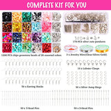 Xmada Jewelry Making Kit - 1587 PCS Beads for Jewelry Making, Jewelry Making Supplies with Crystal Beads, Jewelry Plier, Beading Wire, Earring Hooks, Xmada