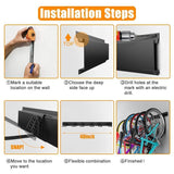 TORACK Bike Storage Rack, 6 Bike Rack Wall Mount Home and Garage Organizer, Vertical Bicycles Hanger Hooks for Indoor Space Saving TORACK