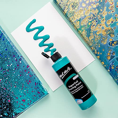 MONT MARTE SuperCell Pouring Paint 240ml - Teal - WoodArtSupply