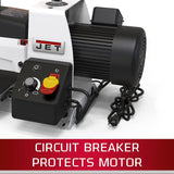 JET 10-Inch Benchtop Drum Sander, 10 FPM, 1 HP, 1Ph 115V (JWDS-1020) Jet