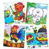 DLUCKY 208 PCS Art Supplies, Drawing Art Kit for Kids Adults Art Set with Double Sided Trifold Easel, Oil Pastels, Crayons, Colored Pencils, DLUCKY