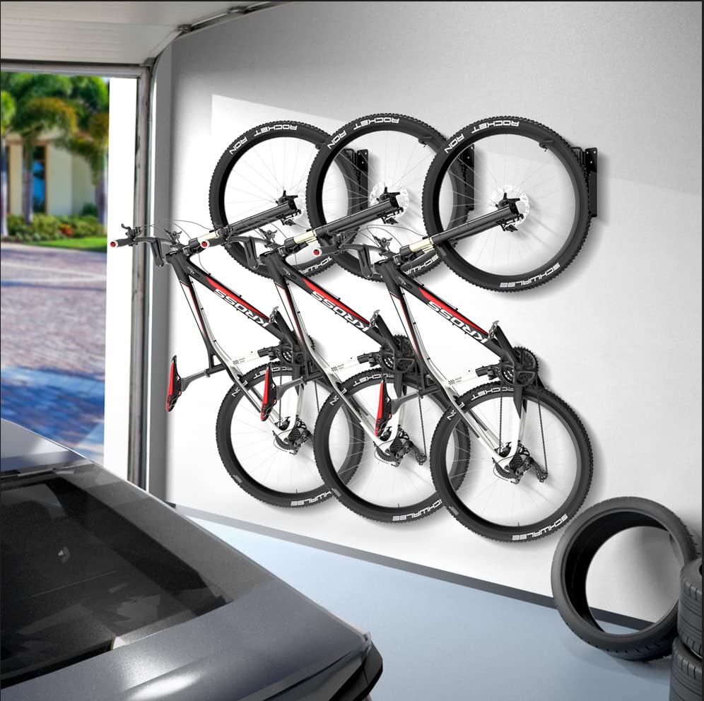 HAVEDAWN Bike Rack Garage Wall Mount, Swivel Bike Rack, Swing 90 Degrees, Vertical Bike Hanger Hook for Indoor, Bicycle Storage Rack, Space Saving HAVEDAWN