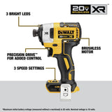 DEWALT 20V MAX XR Power Tools Combo Kit, Hammer Drill, Impact Driver, Reciprocating Saw, and Work Light, 4-TOOL (DCK449P2) DEWALT
