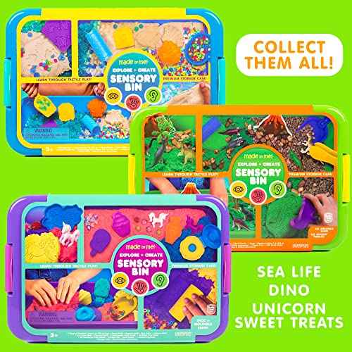 Made By Me Explore + Create Dino Galaxy Sensory Bin, Fun Sensory Bins for Toddlers 3+, All-in-One Tactile Sensory Toys, Learn Through Play Toys, Made By Me
