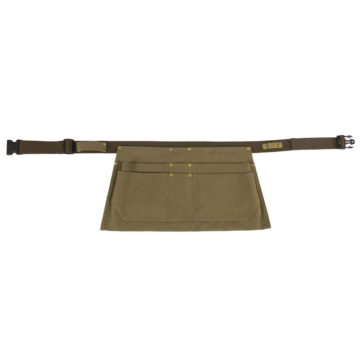 Rothco Canvas Waist Work Apron Adjustable Half Apron for Tools, Olive Drab Rothco