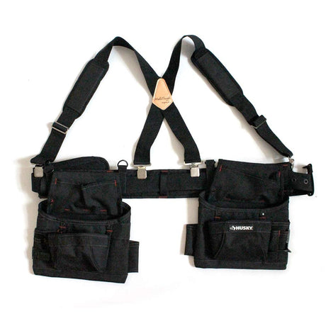 MELOTOUGH Padded Tool Belt Work Suspenders With Super Strong Clip for Carpenter's Suspension Rig construction suspenders for men MELOTOUGH
