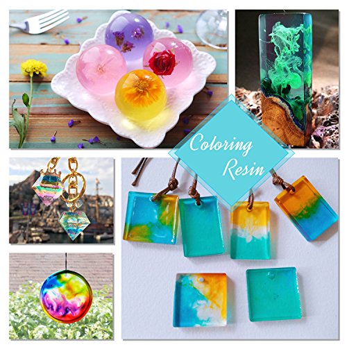 UV Resin 1,000g - Crystal Clear Improved Ultraviolet Curing Epoxy Resin for DIY Jewelry Making, Craft Decoration - Hard UV Glue Solar Cure Sunlight Limino