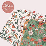 6x6” 160gsm cardstock Single Sided Scrapbooking 24 Paper Pad vintage decoupage scrapbook kit patterned paper junk journal supplies journaling supply Mifuner