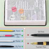 Mr. Pen- Transparent Sticky Notes, 560 Pcs, Pastel Colors, Round Translucent Sticky Notes, Sticky Note Tabs, Pastel Sticky Notes, See Through Sticky Mr. Pen