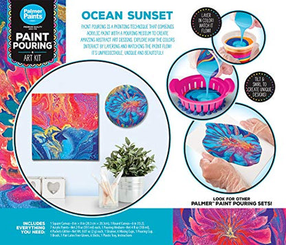 Cra-Z-Art Palmer Paint Pouring DIY Ocean Sunset Kit (11188)