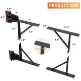 Gate Corner Brace Bracket Heavy Duty Adjustable No Sag Kit Durable Solid Iron for Shed Doors,Driveway Gates,Corral Gates,Wood Windows,Gate Frame Kunzye