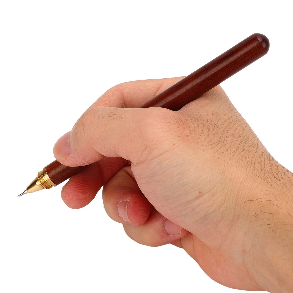 Yuecoom Marking Knife, 5Pcs Wood Brown Scribing Etching Scriber Engraving Pen Tool Set Kit for Woodworking Scribing Yuecoom