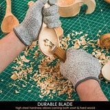 BeaverCraft Wood Carving Hook Knife SK1 for Carving Spoons Kuksa Bowls and Cups Spoon Carving Tools Basic Crooked Knife for Professional Spoon BeaverCraft