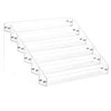 Gospire 6 Tier Clear Acrylic Nail Polish Ink Rack Sunglasses Organizer Eyeglasses Display Rack essential oil Stand Holder Jewelry Makeup Organizer Gospire