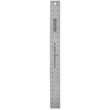 Stainless Steel Center Finding Ruler. Ideal for Woodworking, Metal Work, Construction and Around The Home (24" Ruler) Peachtree Woodworking Supply