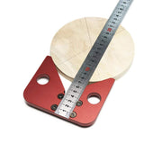 Center Finder Line Gauge Square Center Scribe Carpenter Woodworking Ruler 45 Degrees Angle Line Caliber Marking Ruler Wood Measuring Scribe Tool DHODNQP