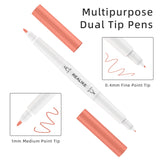 REALIKE Dual Tip Infusible Pens for Cricut Maker 3/Maker/Explore 3/Air 2/Air, 36 pcs Dual Tip Sublimation Markers Pens Set for Cricut Mug Press/Heat REALIKE