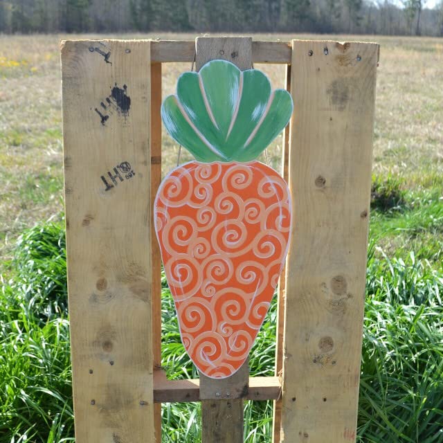 Easter Carrot Unfinished Cutout, Wooden Shape, MDF DIY Craft Build-A-Cross