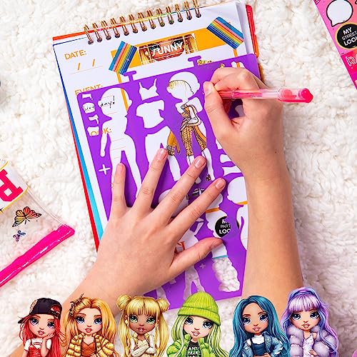 Rainbow High Fashion Runway by Horizon Group USA, Dress Up 6 Die-Cut Dolls, 100+ Accessories Including Fabrics & Repositionable Stickers, Includes Rainbow High
