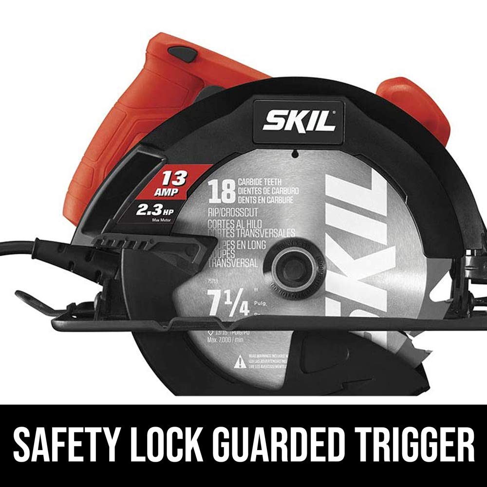 Skil 5080-01 13-Amp 7-1/4" Circular Saw, Red Skil