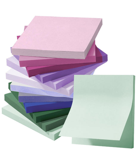Mr. Pen- Sticky Notes, 12 Pads, 3”x3”, Assorted Colors, Sticky Notes 3x3, Sticky Note, Sticky Pads, Sticky Notes Bulk, Stick Notes, Colored Sticky Mr. Pen