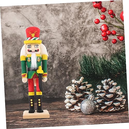 OFFSCH 1 Set White Nutcracker Home Decor Puppets Xmas Soldier Nutcracker Unfinished Wood Nutcracker Ornament Xmas Blank Nutcracker DIY Nutcracker OFFSCH