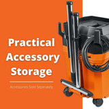 Fein Turbo I Wet/Dry Vacuum Cleaner with Dust Extractor - 5.8 Gallon, 151 CFM Suction Capacity, 98 PSI Static Water Lift - 92035236090 Fein