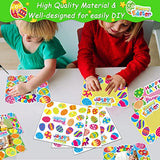 chiazllta 24 Packs Easter Kids' Craft Kits DIY Picture Frame Craft Spring Easter Art Activities Home School Classroom Game Bulletin Board Easter chiazllta