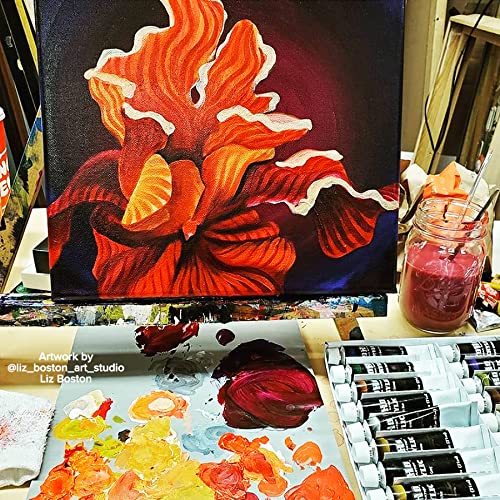 Soho Urban Artist Acrylic Paint - Thick, Rich, Water-Resistant, Heavy Body Paint, Assorted, Set of 48-12mL Soho Urban Artist