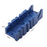 45° Woodworking Clamping Mitre Saw Box Hand Mitre Box, Small Mitre Box and Saw Miter Saw Kit for Woodworker Carpenter Photo Frames, Plaster Lines, flexman