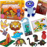 Craftikit ® 20 Dinosaur Crafts for Kids - Award-Winning All-Inclusive Fun Toddler Arts and Crafts Box for Kids - Dinosaur Crafts for Toddlers Ages Craftikit