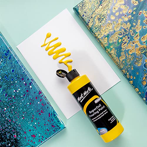 MONT MARTE SuperCell Pouring Paint 240ml - Bright Yellow MONT MARTE