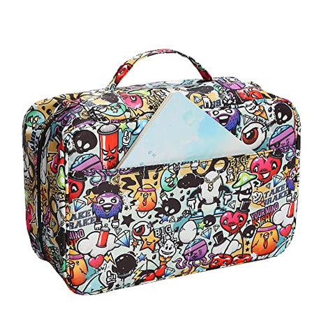 Lbxgap Colored Pencil Case Holds 420 to 424 Colored Pencils or 280 to 284 gel pens.Large Capacity with Handy Wrap Portable Multilayer Holder for Lbxgap