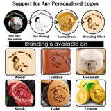 Personalised Custom Steak Branding Iron - Versatile Food and Craft Stamp TPFOON