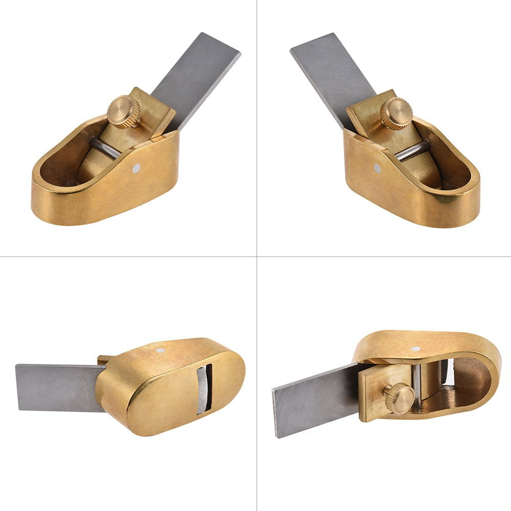 Btuty Convex Curved Sole Woodworking Plane Cutter Brass Luthier Tool for Violin Viola Cello Wooden Instrument Btuty