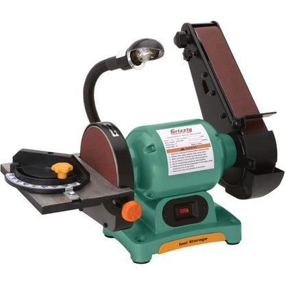 Grizzly Industrial H7761-2" x 27" Belt/6" Disc Combo Sander - WoodArtSupply