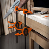 Jorgensen 24" One Hand Clamp/Spreader - 2-pack, Medium Duty, E-Z Hold Bar Clamps Set Jorgensen