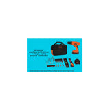 BLACK+DECKER 20V MAX Drill & Home Tool Kit, 34 Piece (BDCD120VA) , Orange BLACK+DECKER