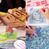 Diamond Painting Accessories & Art Tool Supplies-60PCS Colorful Diamond Painting Glue Clay-DIY Drilling Mud Embroidery Wax Tacky Kit-Glue Dot Clay Top2Stands