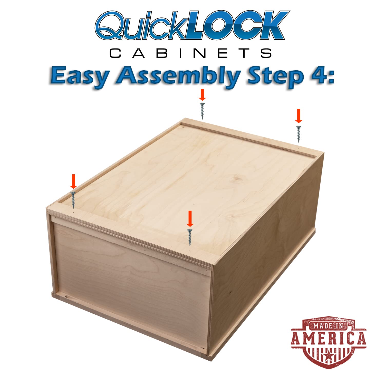 Quicklock RTA (Ready-to-Assemble) | 36 Tall Wall Kitchen Cabinets - Shaker Style | 100% Hardwood | Made in America | Soft MUW303612RTA 36 Wall Quicklock