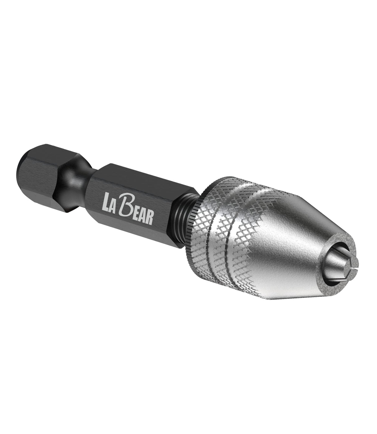 LABEAR - Drill Chuck Keyless Mini Adapter ¼ Inch Hex Shank | 0.3-3.2mm Capacity for Micro Drill Bits For Cordless Screwdrivers, Drills, and Power DIY LABEAR