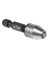 LABEAR - Drill Chuck Keyless Mini Adapter ¼ Inch Hex Shank | 0.3-3.2mm Capacity for Micro Drill Bits For Cordless Screwdrivers, Drills, and Power DIY LABEAR