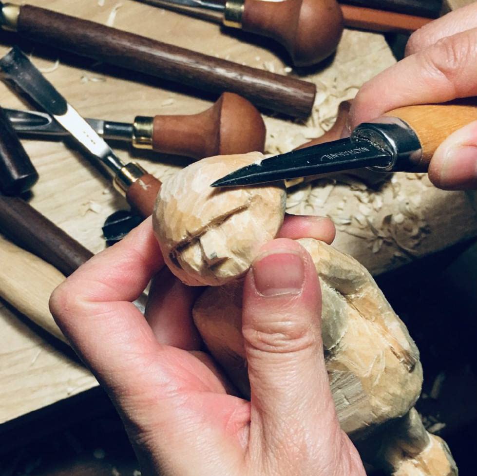 18 pcs Basswood Carving Blocks Whittling Wood Carving Blocks Basswood for Carving Wood for Whittling Kit Wood Blocks for Wood Carving Set Wood GEKIXUTP