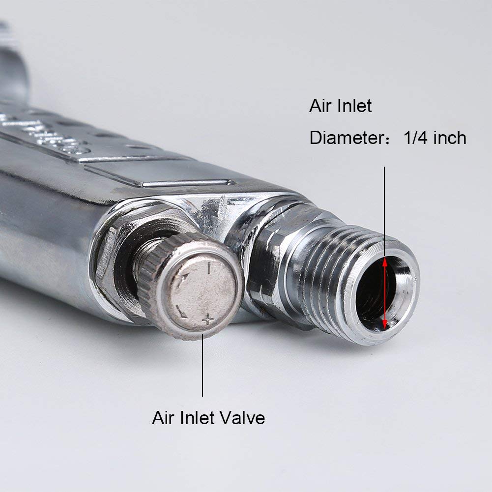 Ouya R77P Paint Sprayer Pressure Feed High Efficiency Spray Gun Nozzle Size 2.5mm Ouya