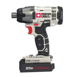 PORTER-CABLE 20V MAX* Cordless Drill Combo Kit and Impact Driver, 2-Tool (PCCK604L2) PORTER-CABLE