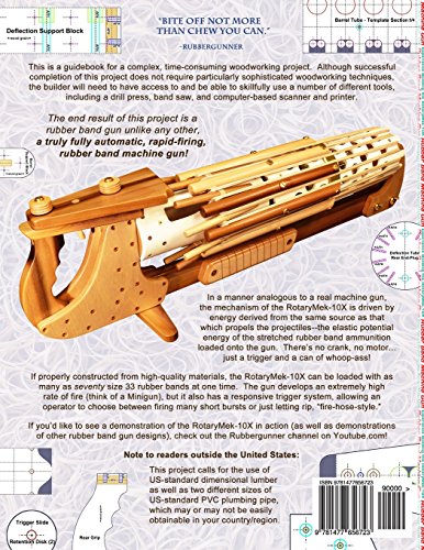 Experience Building the RotaryMek-10X Rubber Band Machine Gun - WoodArtSupply