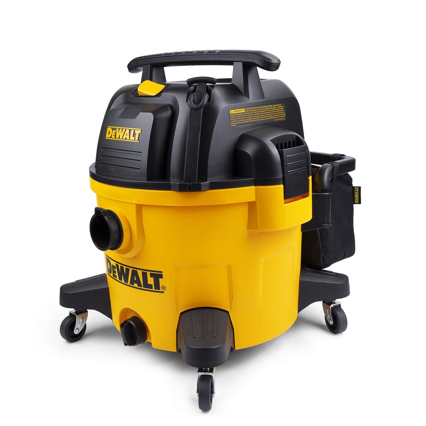 DEWALT 9 Gallon DXV09PZ New Version Poly Wet/Dry Vac, Heavy Duty Shop Vacuum for Jobsite/Workshop, Yellow - WoodArtSupply