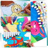KINSPORY 139 Pack Art Supplies Case, Painting, Coloring, Drawing & Art Set Crafts with Sketch Pad, Deluxe Portable Double Layers Aluminum Gift Box KINSPORY