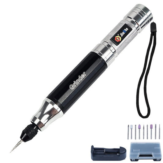 Engraving Pen Portable Electric Engraving Tool Kit, Rechargeable Engraver Machine for Metal Glass Wood Leather Jewellery Carving Drilling Lettering - WoodArtSupply