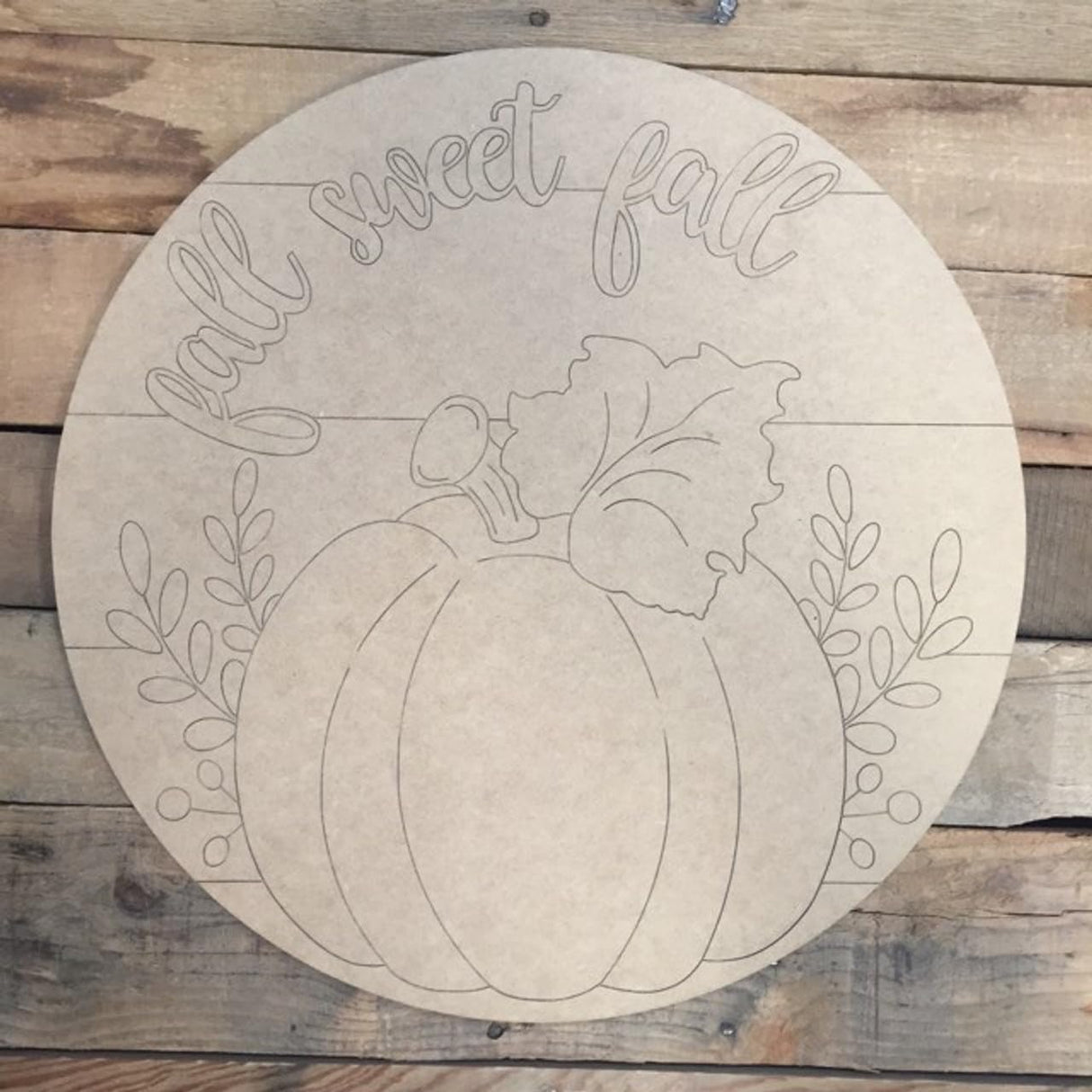 Fall Sweet Fall Circle, Fall Shape, Wood Cutout, Shape, Paint by Line, Build-A-Cross Build-A-Cross